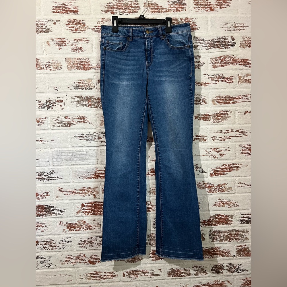 Bongo Bootcut Fringe Bottom Jeans Size 12